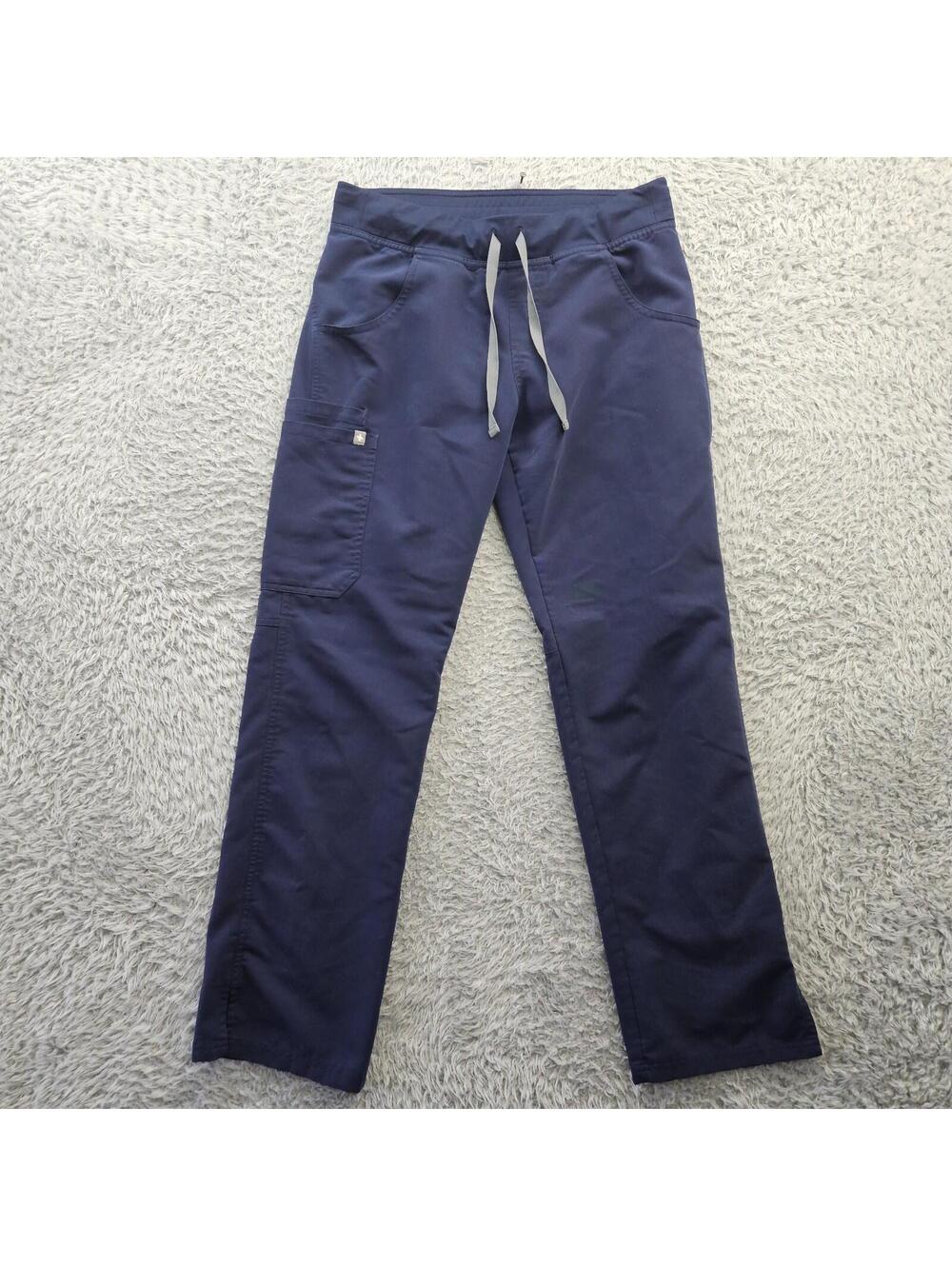 Figs Kade Cargo Scrub Pants Blue Small 31-32x29 Women
